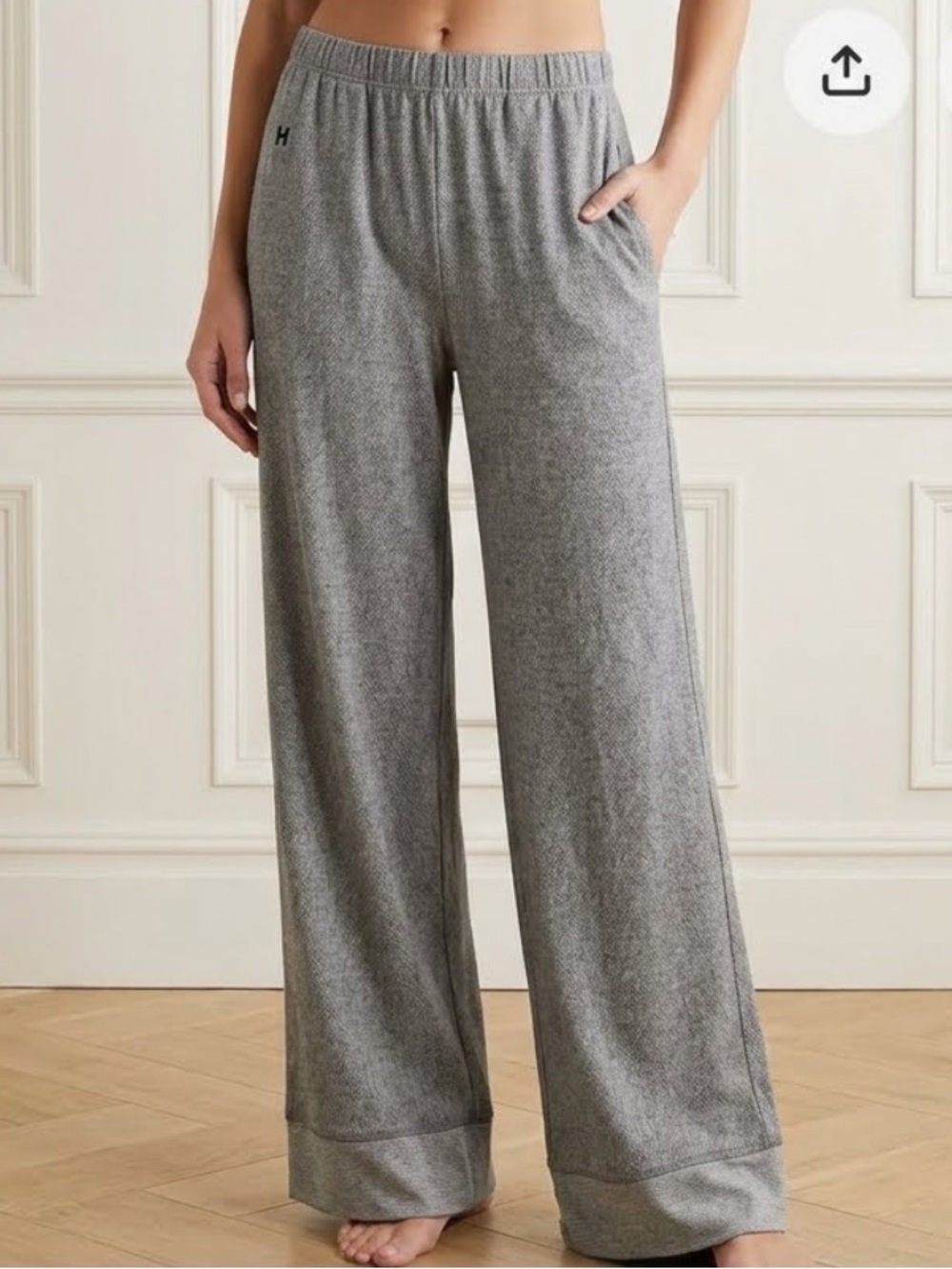HALSTON Vintage 90’s Grey Pull On Pajama Lounge Pants Large